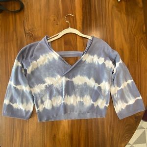 Fate size small tie dye crop sweater